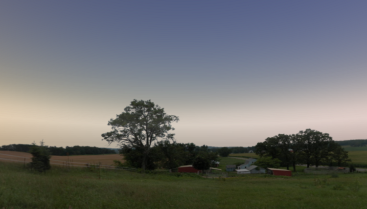 Stellarium Baraboo Landscape Screenshot